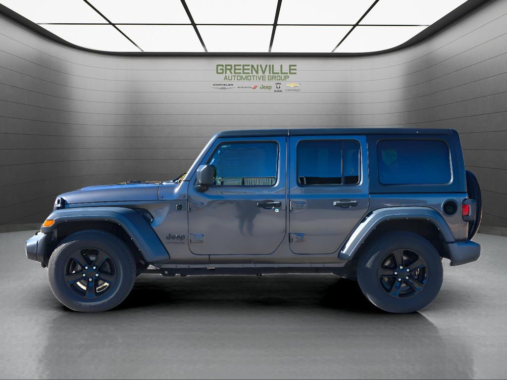 2021 Jeep Wrangler Unlimited Sport Altitude - Granite Crystal Metallic Clearcoat exterior view 2