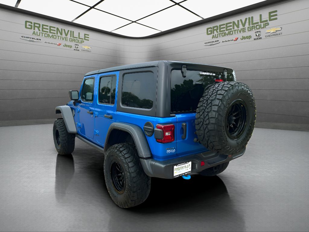 2024 Jeep Wrangler 4xe Rubicon - Hydro Blue Pearlcoat exterior view 7
