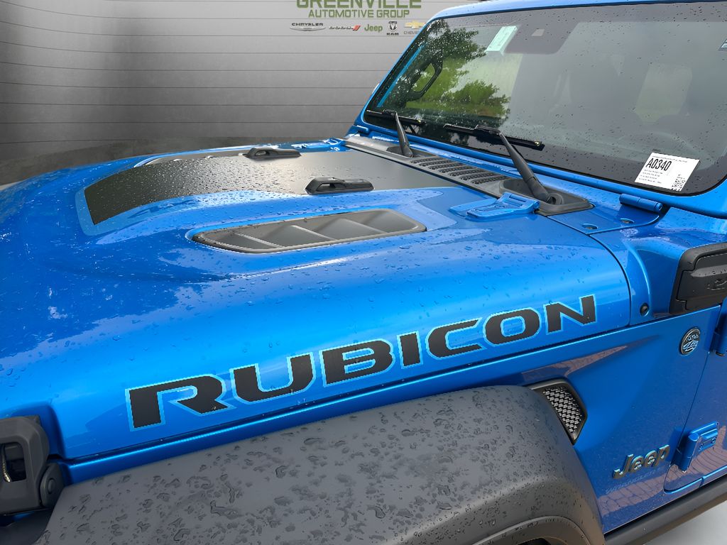 2024 Jeep Wrangler 4xe Rubicon - Hydro Blue Pearlcoat exterior view 11