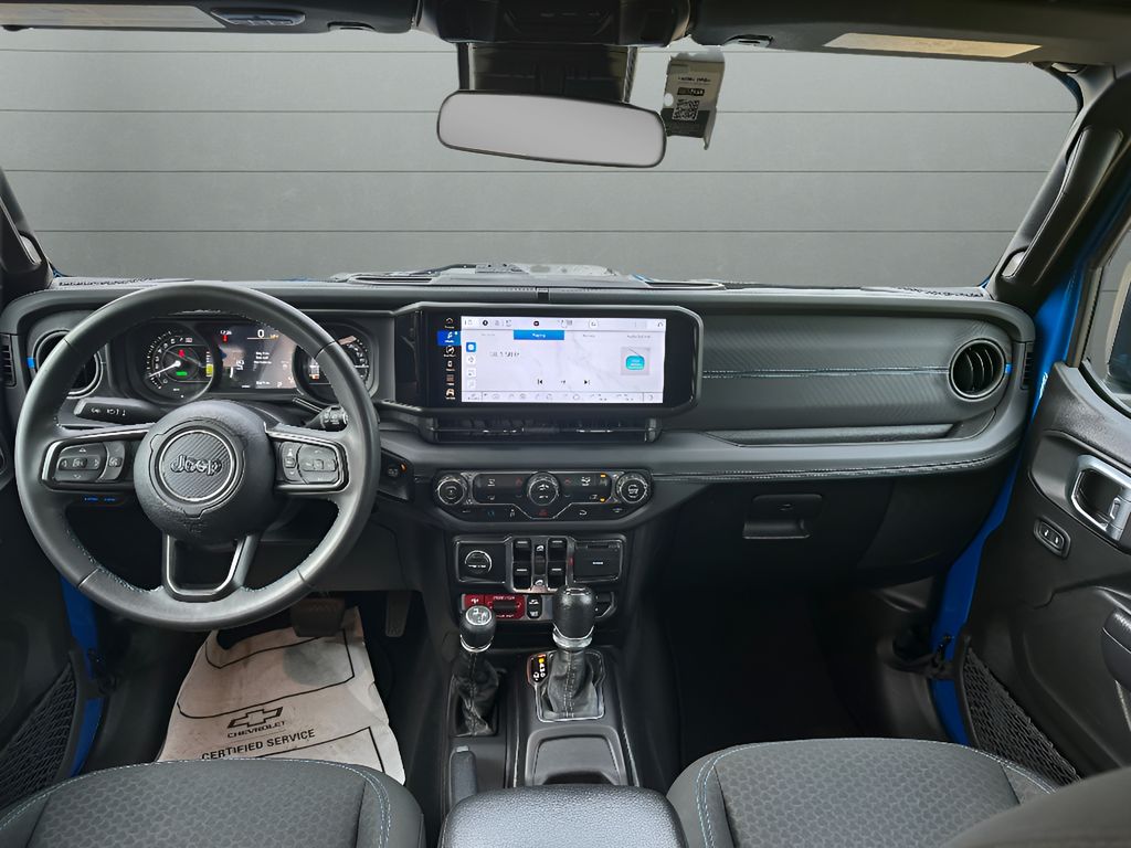 2024 Jeep Wrangler 4xe Rubicon - Hydro Blue Pearlcoat exterior view 19