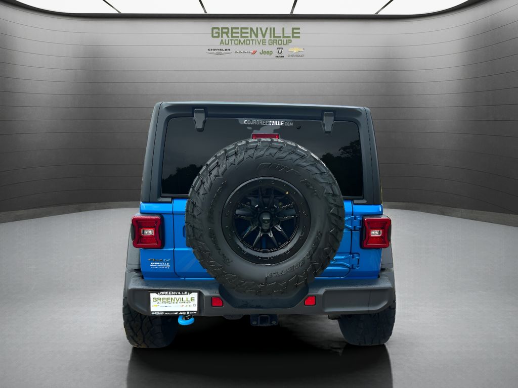 2024 Jeep Wrangler 4xe Rubicon - Hydro Blue Pearlcoat exterior view 6