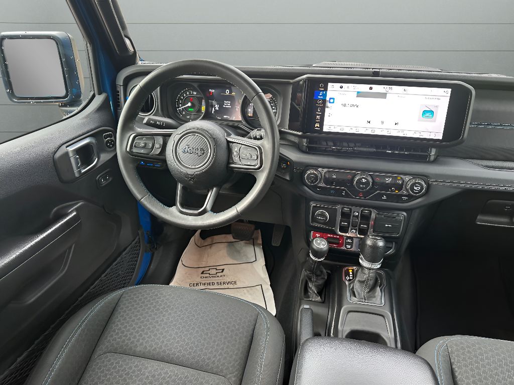 2024 Jeep Wrangler 4xe Rubicon - Hydro Blue Pearlcoat exterior view 20