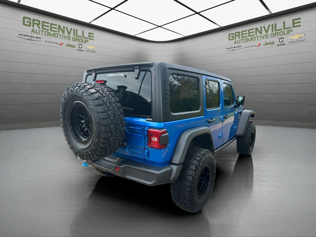 2024 Jeep Wrangler 4xe Rubicon - Hydro Blue Pearlcoat exterior view 5