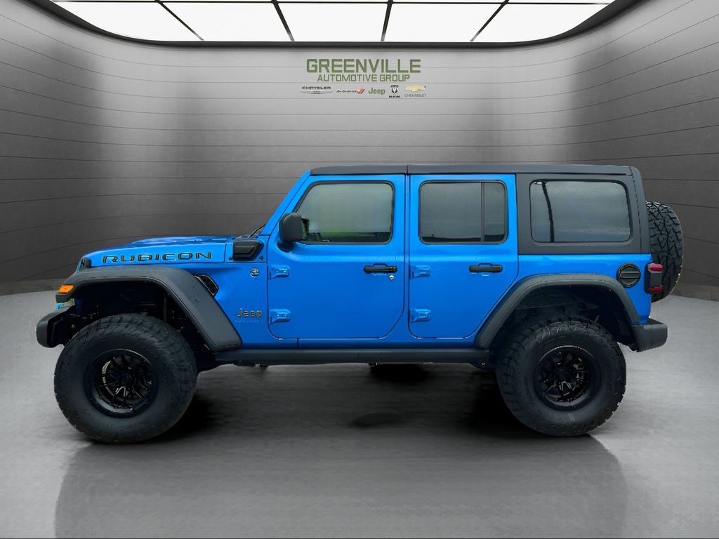 2024 Jeep Wrangler 4xe Rubicon - Hydro Blue Pearlcoat exterior view 8