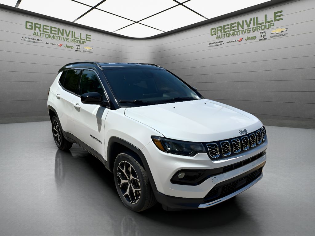 2026 Jeep Compass Limited - Bright White Clearcoat exterior view 3