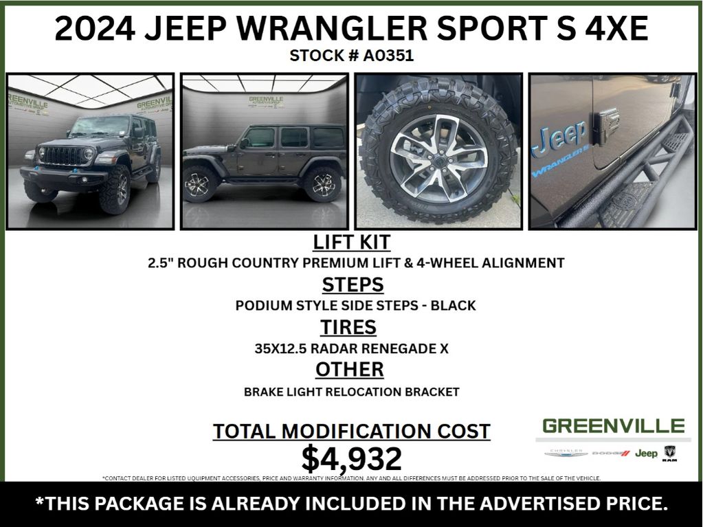 Used 2024 Jeep Wrangler 4xe Sport S