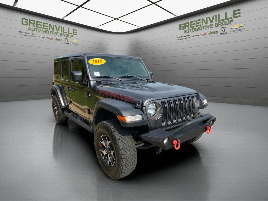 2019 Jeep Wrangler Rubicon - Granite Crystal Metallic Clearcoat exterior view 2