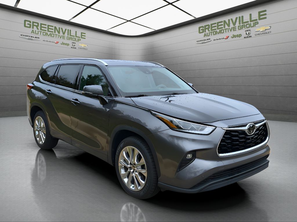 2023 Toyota Highlander Limited - Magnetic Gray Metallic exterior view 10