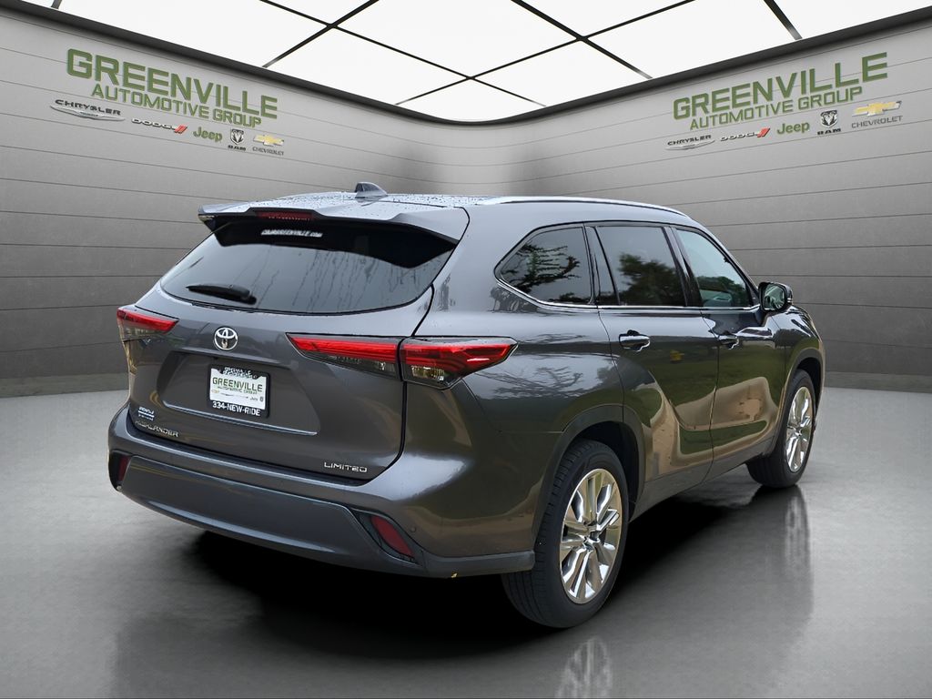 2023 Toyota Highlander Limited - Magnetic Gray Metallic exterior view 8