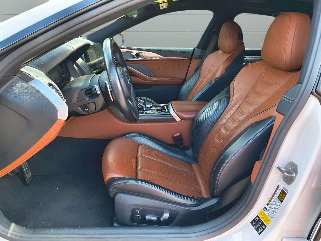 2022 BMW 8 series M850i Grand Coupe - Mineral White Metallic exterior view 13