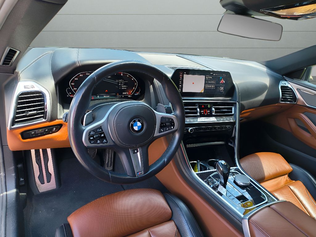 2022 BMW 8 series M850i Grand Coupe - Mineral White Metallic exterior view 14