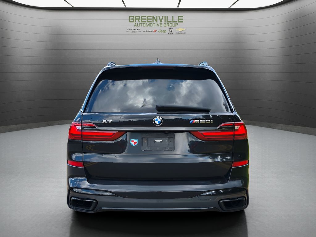 2022 BMW X7 M50i - Black Sapphire Metallic exterior view 4