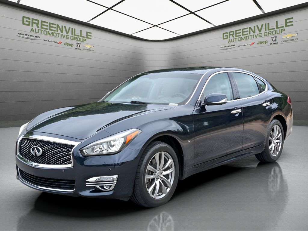 2019 INFINITI Q70 3.7 LUXE - Hermosa Blue exterior view 1