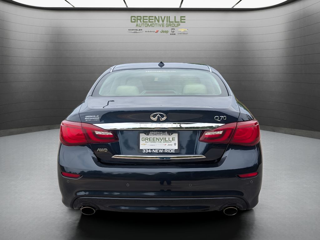 2019 INFINITI Q70 3.7 LUXE - Hermosa Blue exterior view 6