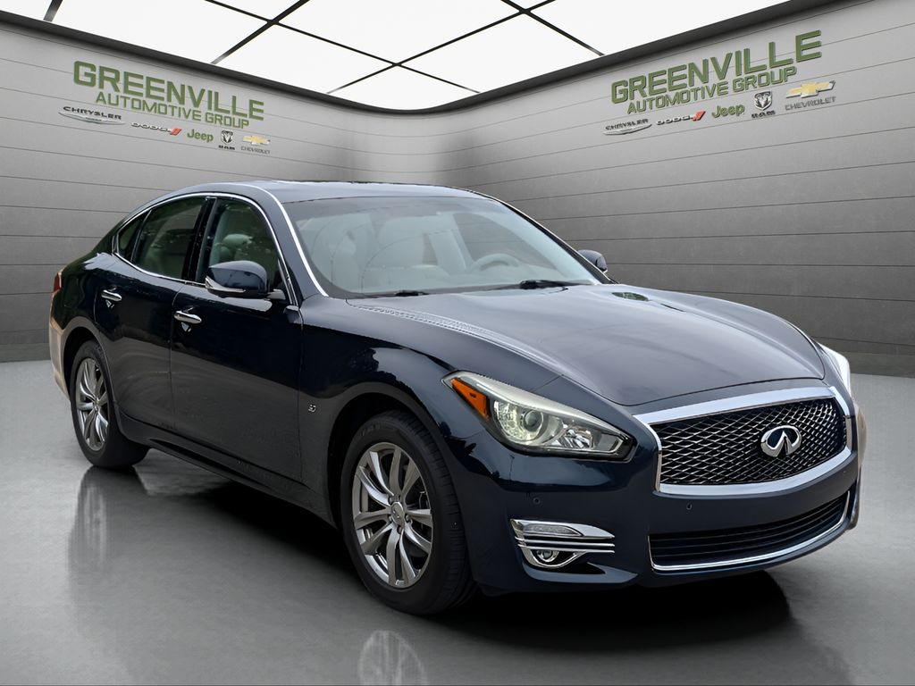 2019 INFINITI Q70 3.7 LUXE - Hermosa Blue exterior view 9