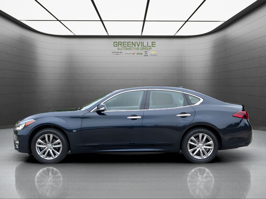 2019 INFINITI Q70 3.7 LUXE - Hermosa Blue exterior view 2