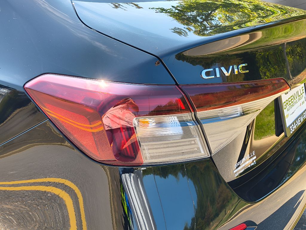 2025 Honda Civic Hybrid Sport - Crystal Black Pearl exterior view 4