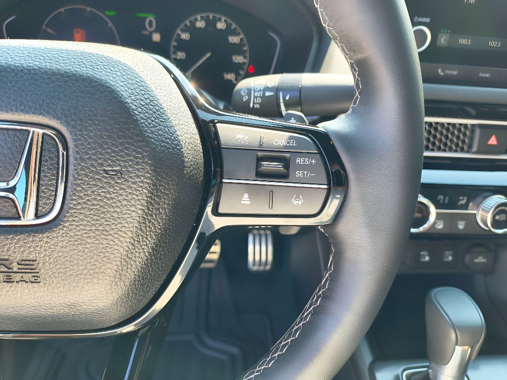 2025 Honda Civic Hybrid Sport - Crystal Black Pearl exterior view 17