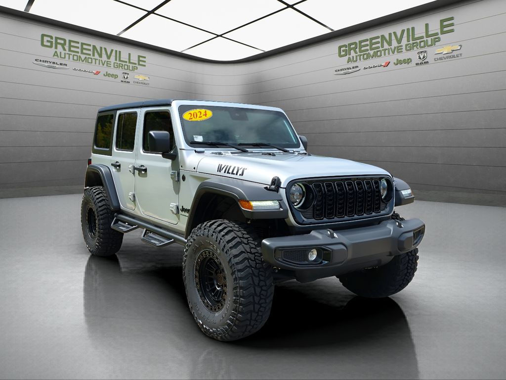 2024 Jeep Wrangler Willys Sport - Silver Zynith Clear Coat exterior view 9