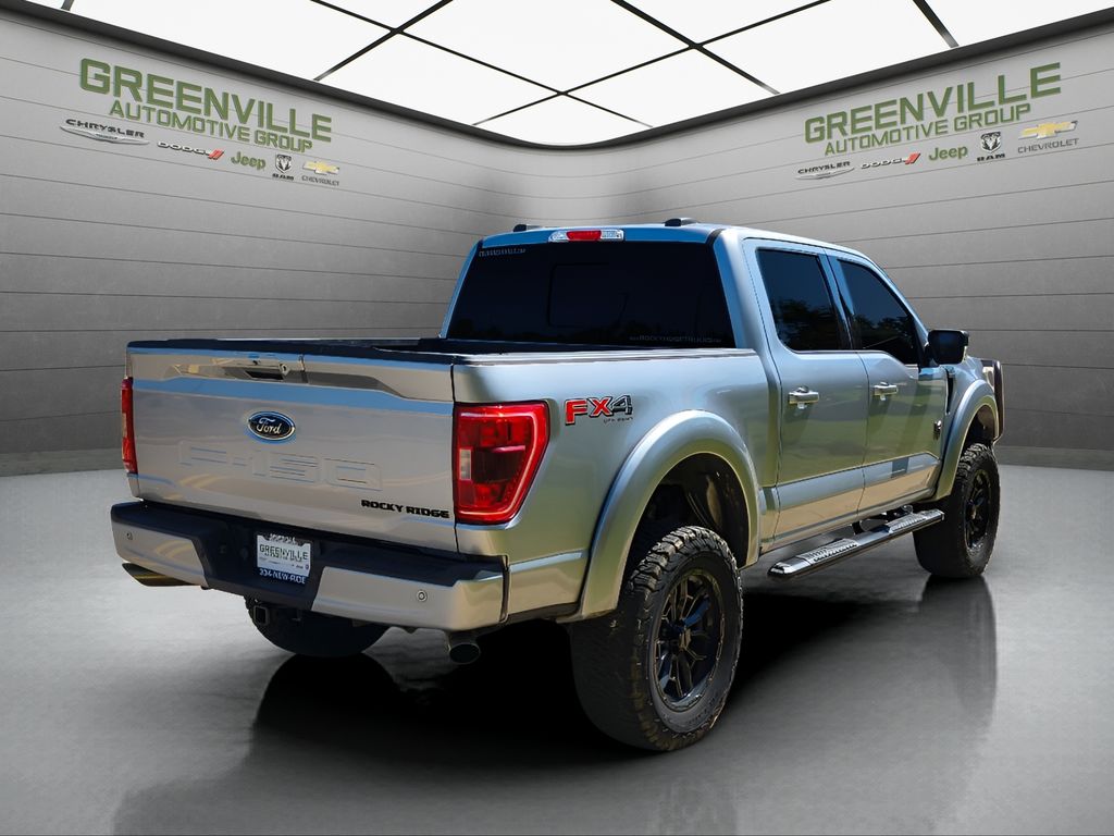 2022 Ford F-150 XLT Rocky Ridge K2 - Iconic Silver Metallic exterior view 5