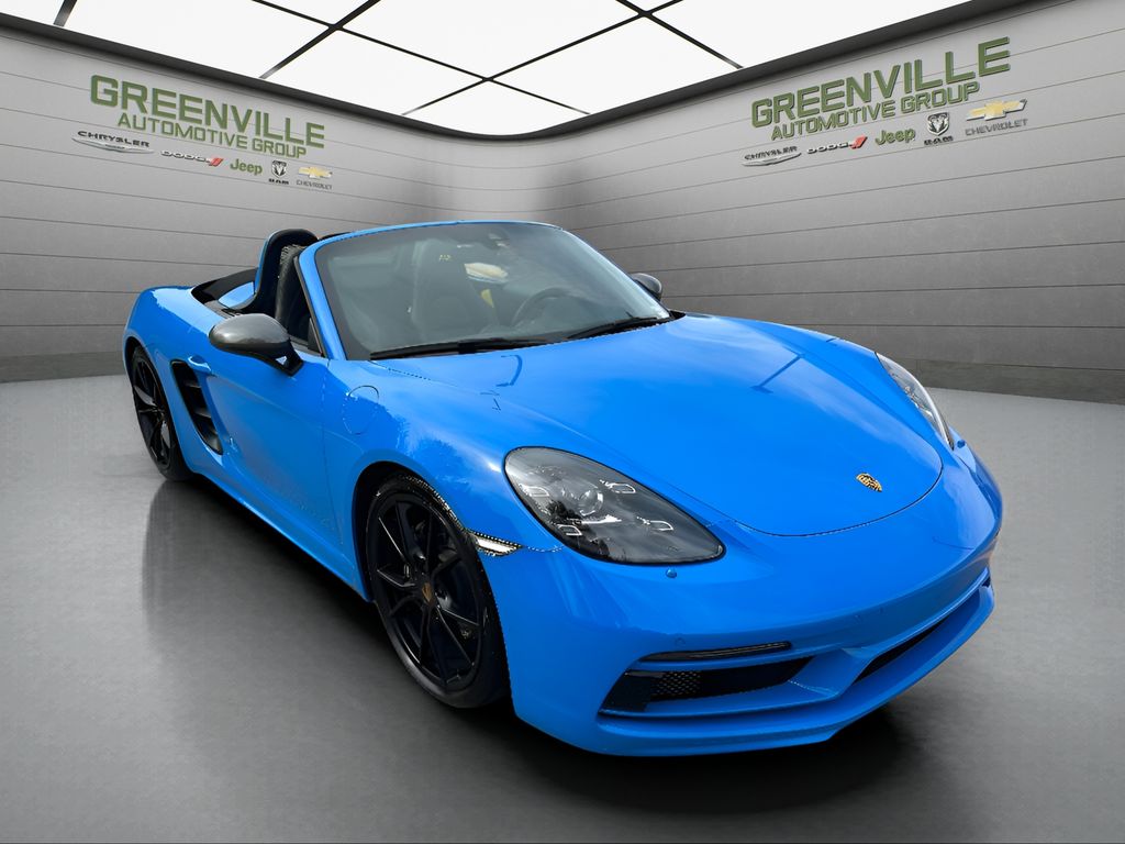 2022 Porsche 718 Boxster T - Shark Blue exterior view 12