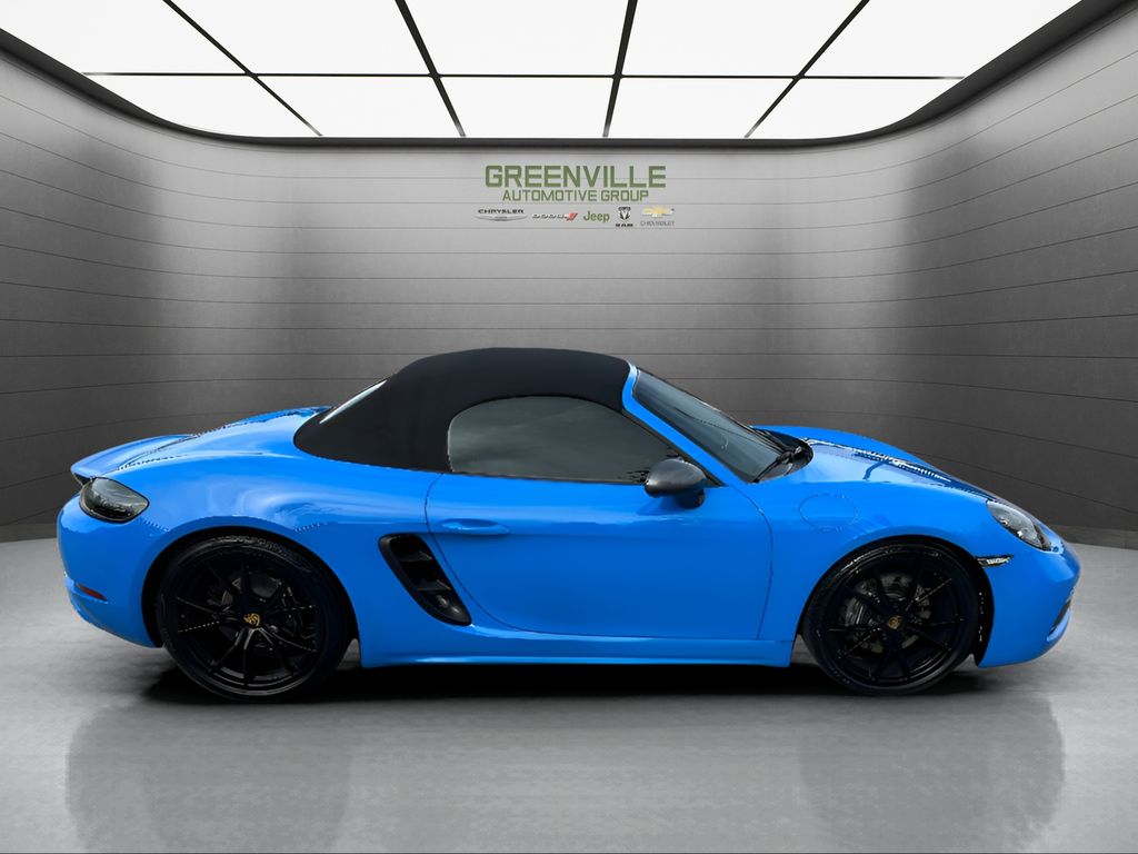 2022 Porsche 718 Boxster T - Shark Blue exterior view 5
