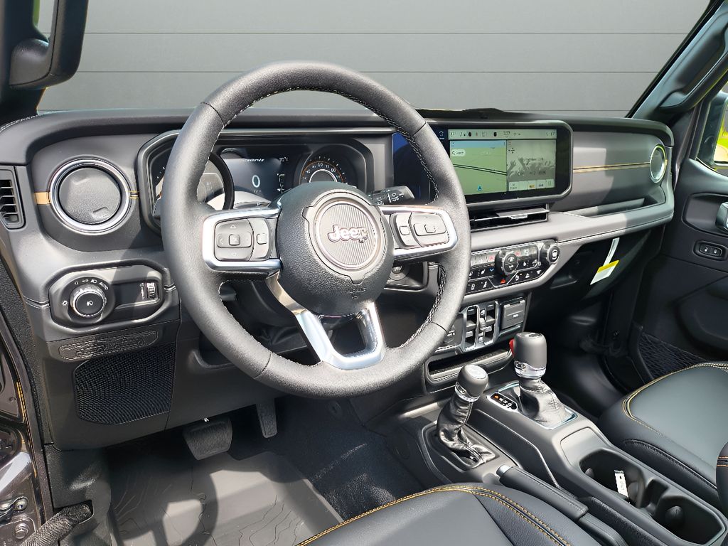 2025 Jeep Wrangler Sahara - Granite Crystal Metallic Clearcoat exterior view 19