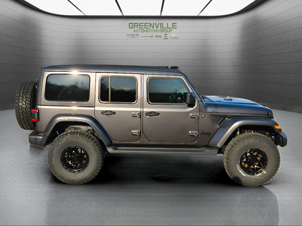 2025 Jeep Wrangler Sahara - Granite Crystal Metallic Clearcoat exterior view 10