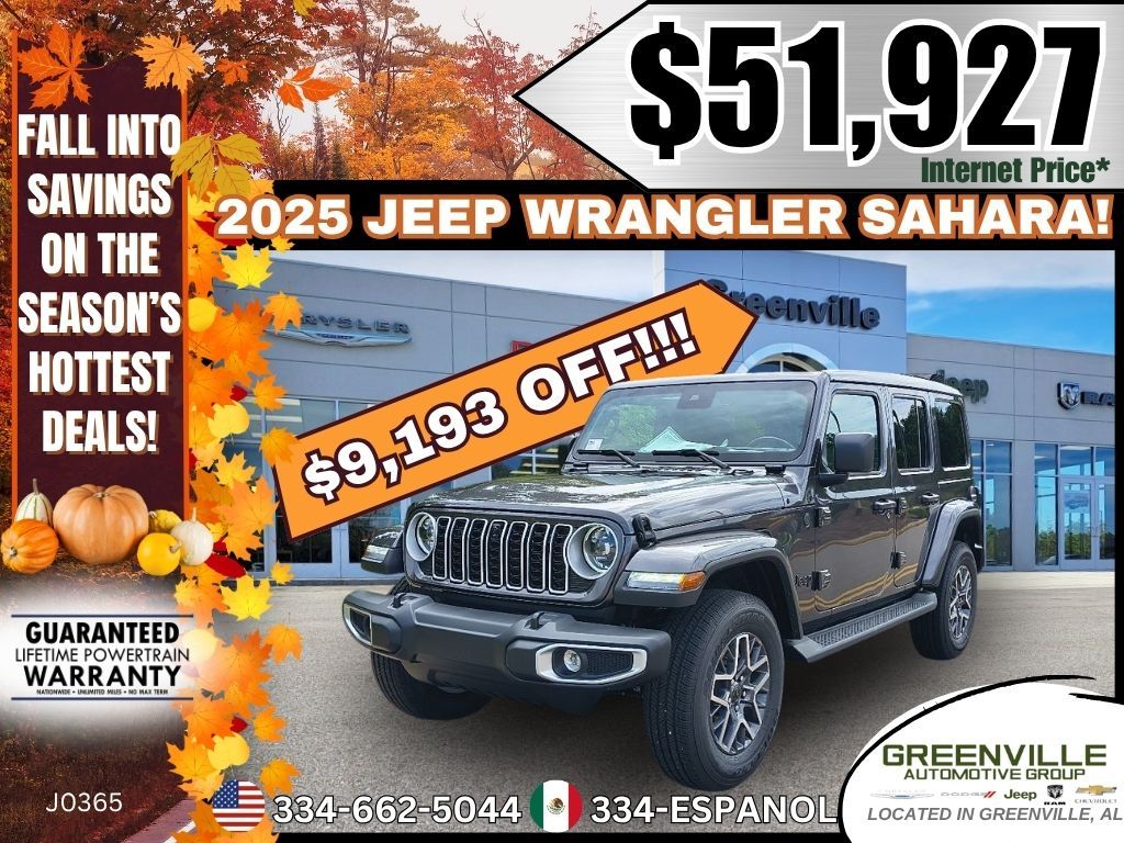 New 2025 Jeep Wrangler Sahara