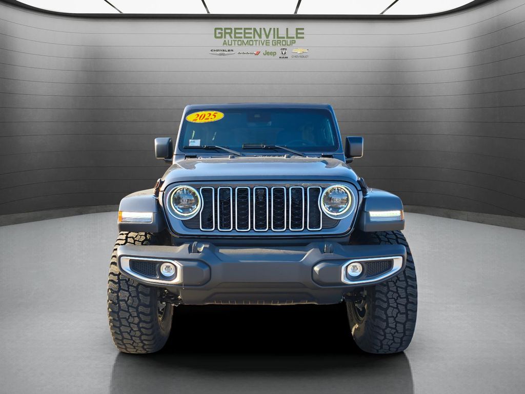 2025 Jeep Wrangler Sahara - Granite Crystal Metallic Clearcoat exterior view 12