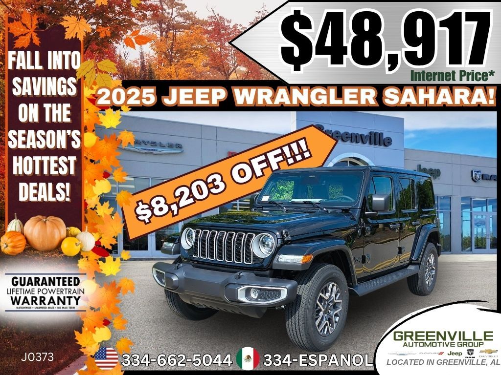 New 2025 Jeep Wrangler Sahara