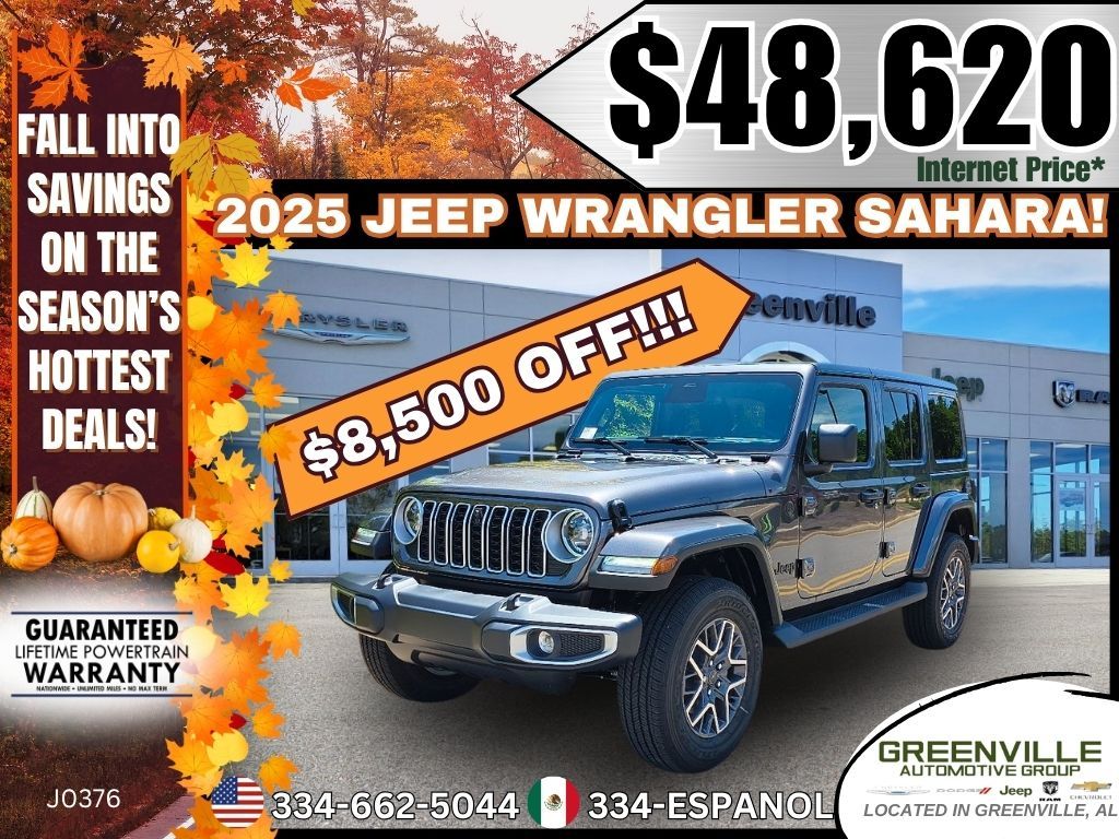 New 2025 Jeep Wrangler Sahara