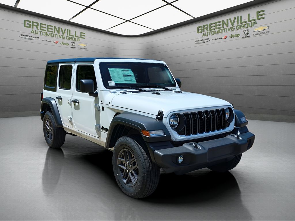 2025 Jeep Wrangler Sport S - Bright White Clearcoat exterior view 7