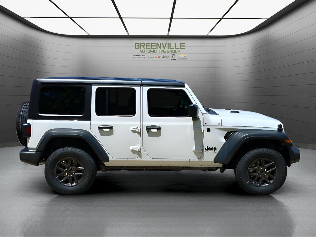 2025 Jeep Wrangler Sport S - Bright White Clearcoat exterior view 6