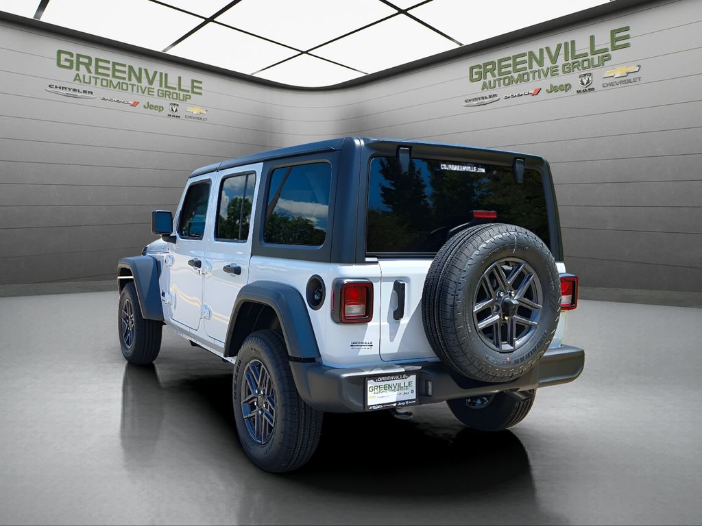2025 Jeep Wrangler Sport S - Bright White Clearcoat exterior view 3