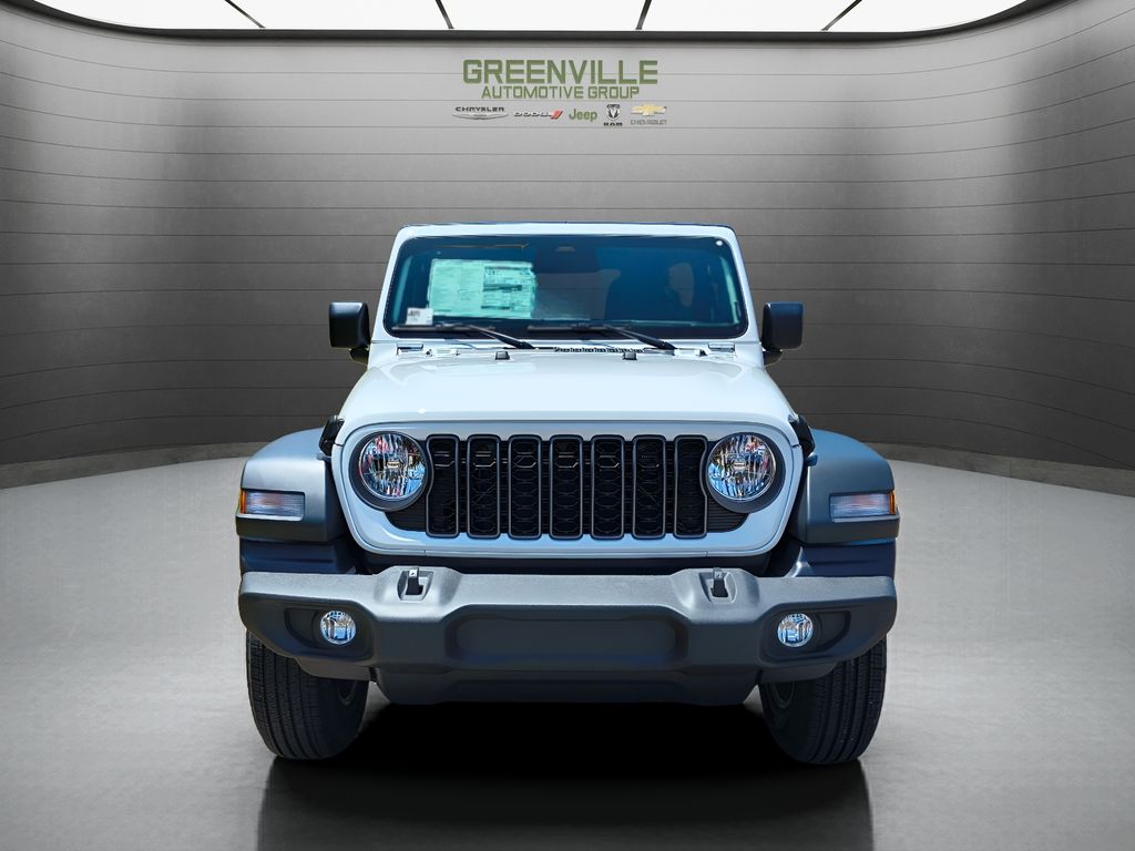 2025 Jeep Wrangler Sport S - Bright White Clearcoat exterior view 8
