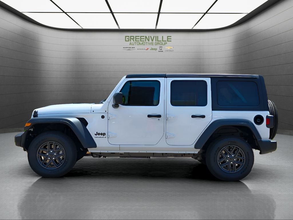 2025 Jeep Wrangler Sport S - Bright White Clearcoat exterior view 2