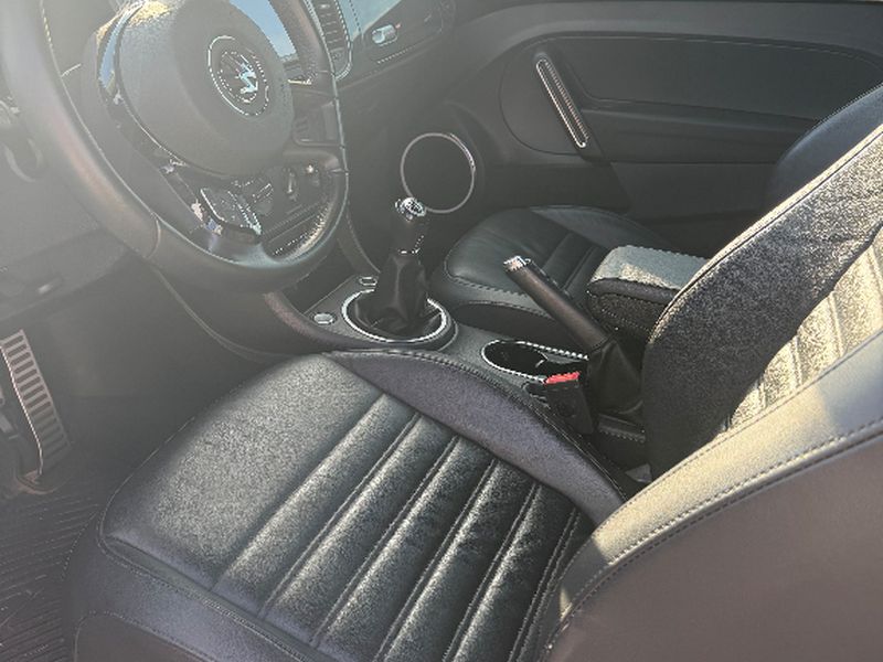 2013 Volkswagen Beetle 2.0T - Candy White/Black Roof exterior view 3