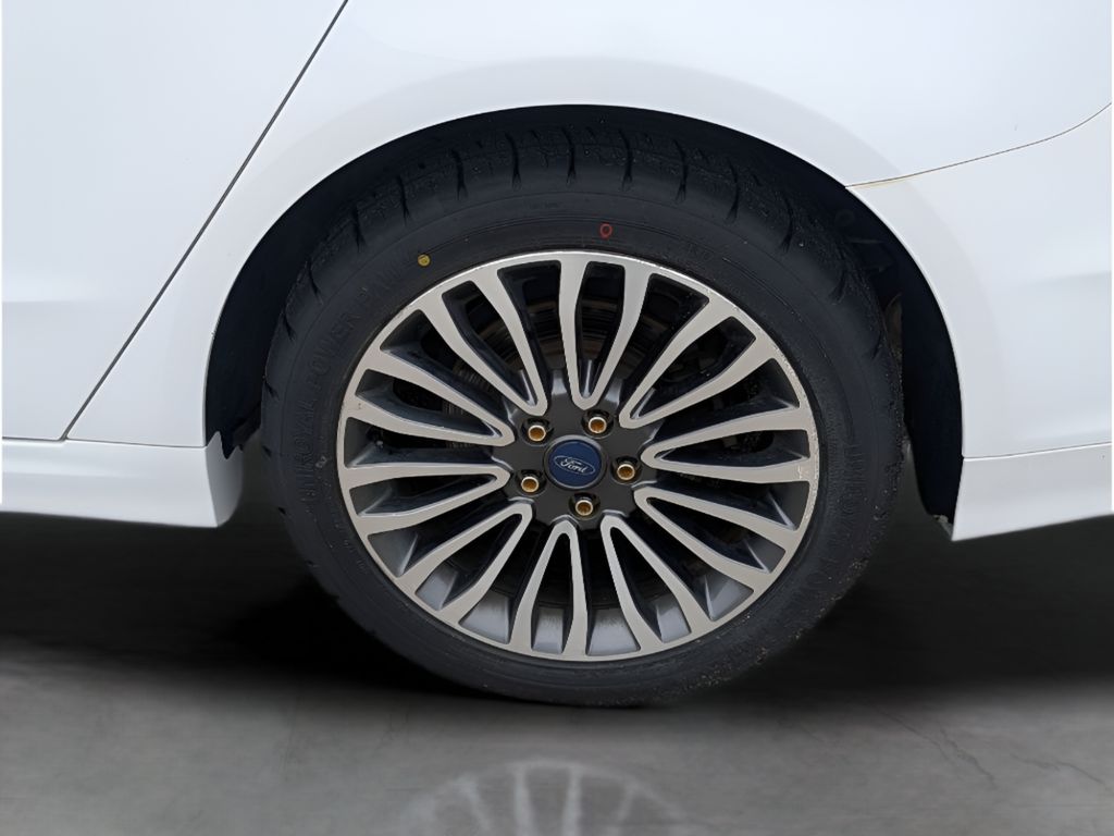 2018 Ford Fusion Titanium - Oxford White exterior view 3