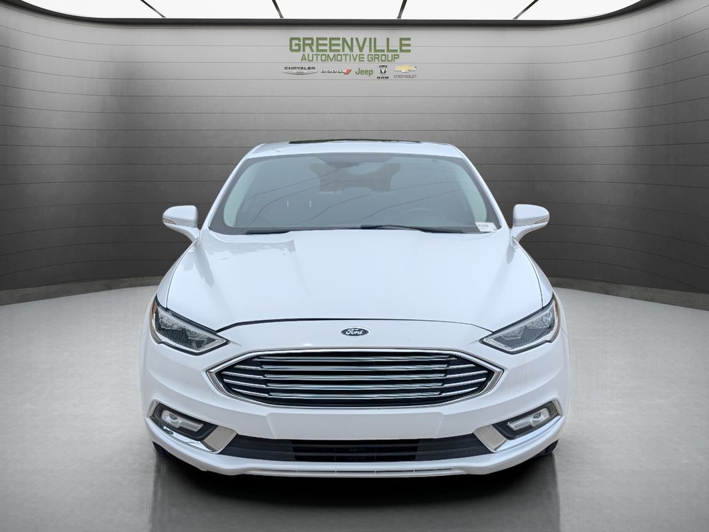 2018 Ford Fusion Titanium - Oxford White exterior view 10