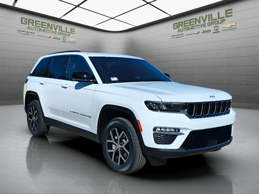 2025 Jeep Grand Cherokee Limited 4x4 - Bright White Clearcoat exterior view 10