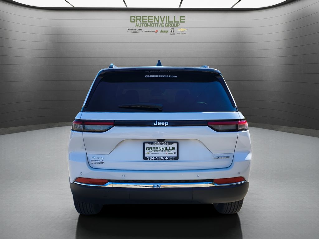 2025 Jeep Grand Cherokee Limited 4x4 - Bright White Clearcoat exterior view 6