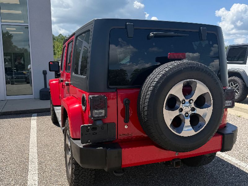 2016 Jeep Wrangler Sahara - Firecracker Red Clearcoat exterior view 2