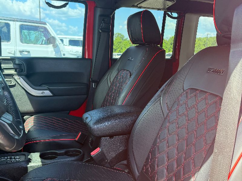2016 Jeep Wrangler Sahara - Firecracker Red Clearcoat exterior view 3