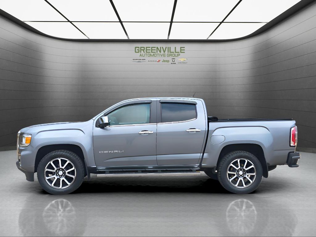 2021 GMC Canyon 4WD Denali - Satin Steel Metallic exterior view 2