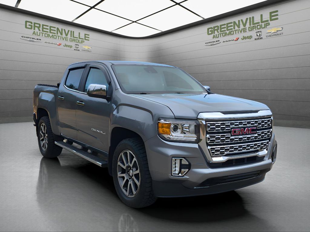 2021 GMC Canyon 4WD Denali - Satin Steel Metallic exterior view 11