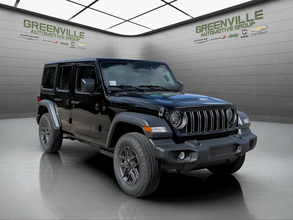 2026 Jeep Wrangler Sport S - Black Clearcoat exterior view 9