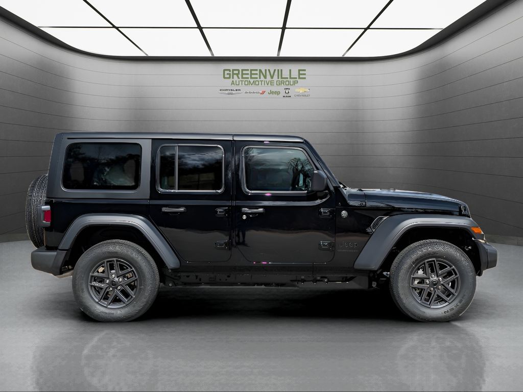 2026 Jeep Wrangler Sport S - Black Clearcoat exterior view 8
