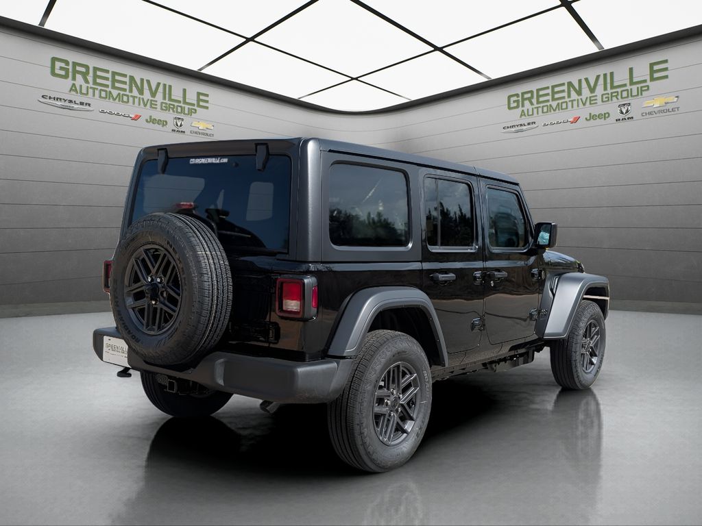 2026 Jeep Wrangler Sport S - Black Clearcoat exterior view 7