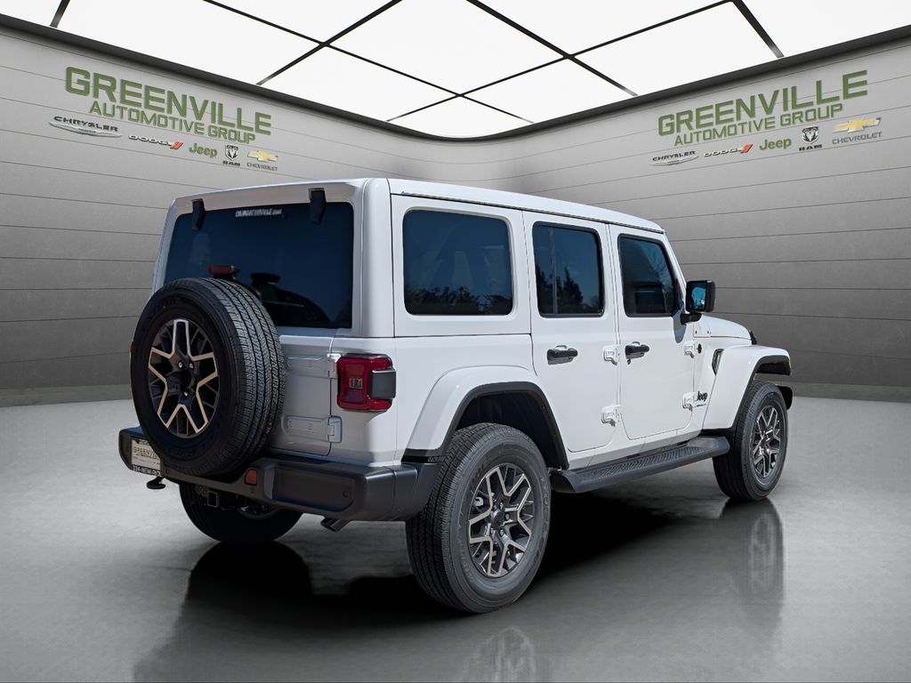 2026 Jeep Wrangler Sahara - Bright White Clearcoat exterior view 8